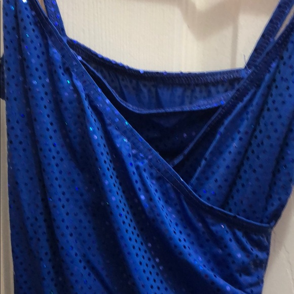 Bright blue dress costume - Picture 2 of 3